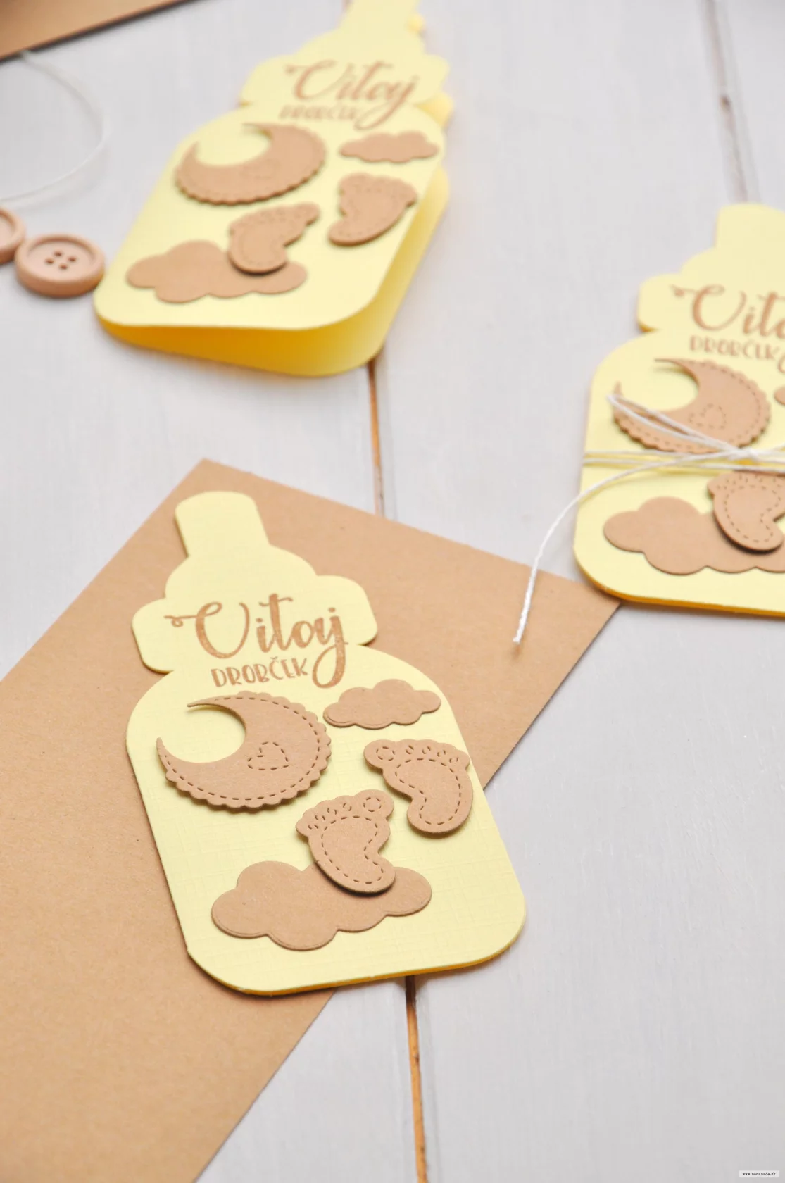 gratulačný pozdrav, univerzálny, žltý 2