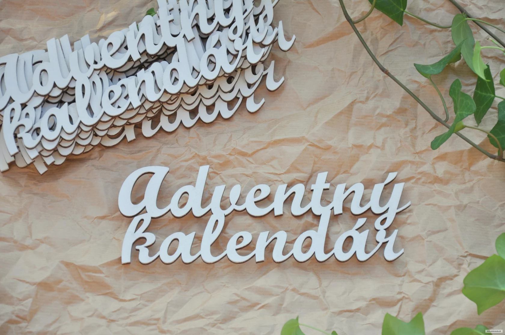 Drevený výrez, Adventný kalendár 2