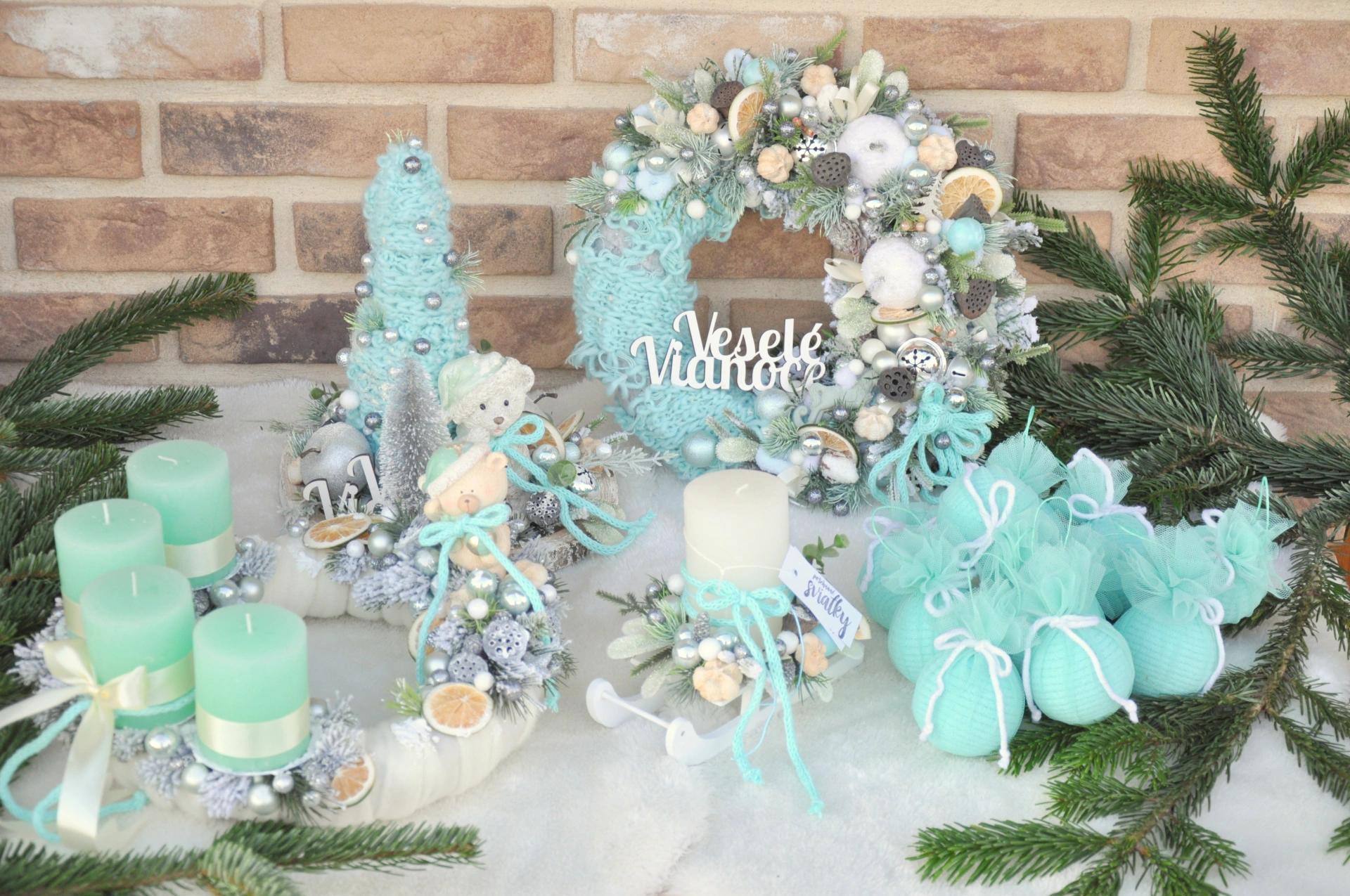 originálna tylová ozdoba na stromček 4