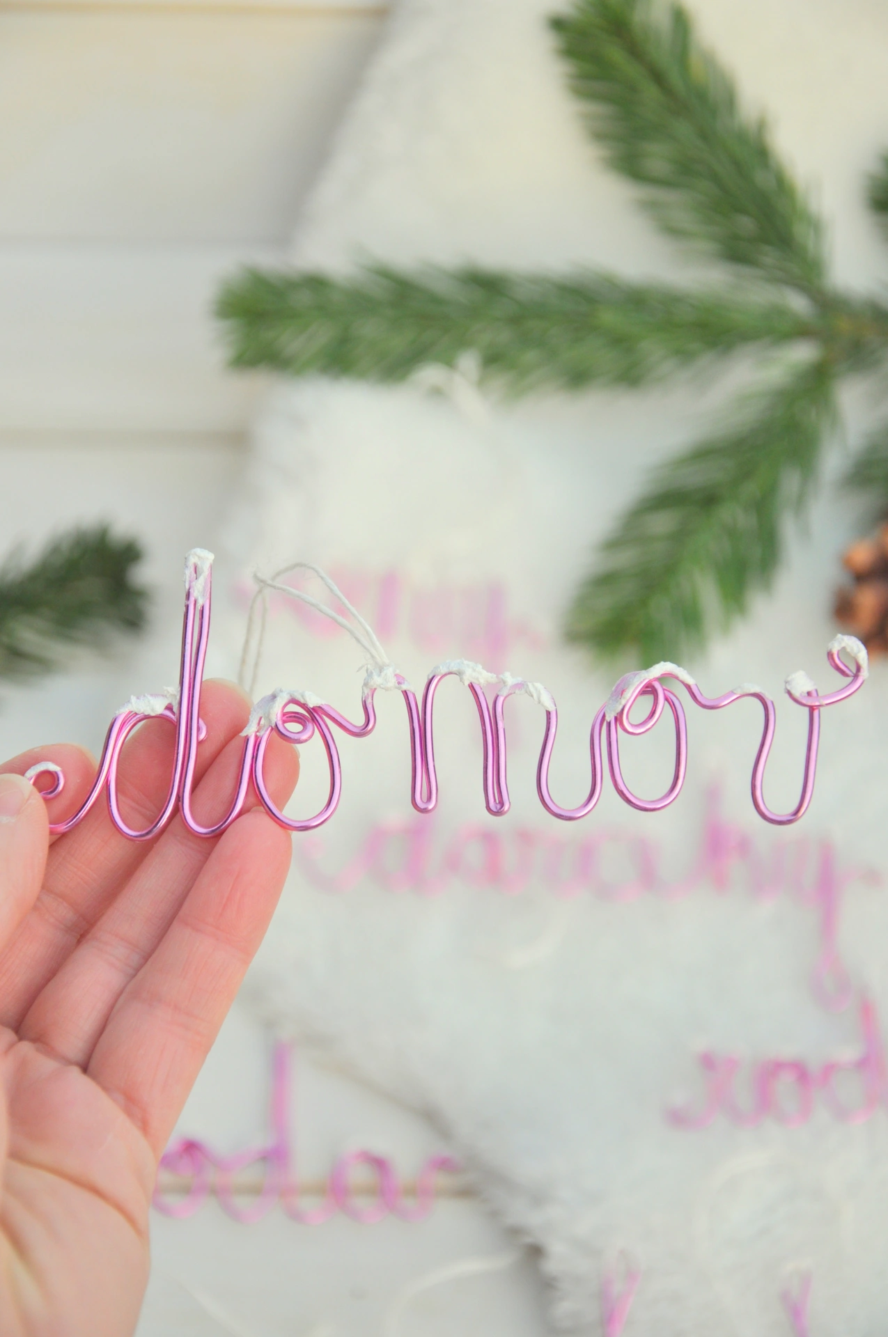 vianočné ozdoby na stromček, drôtené 3