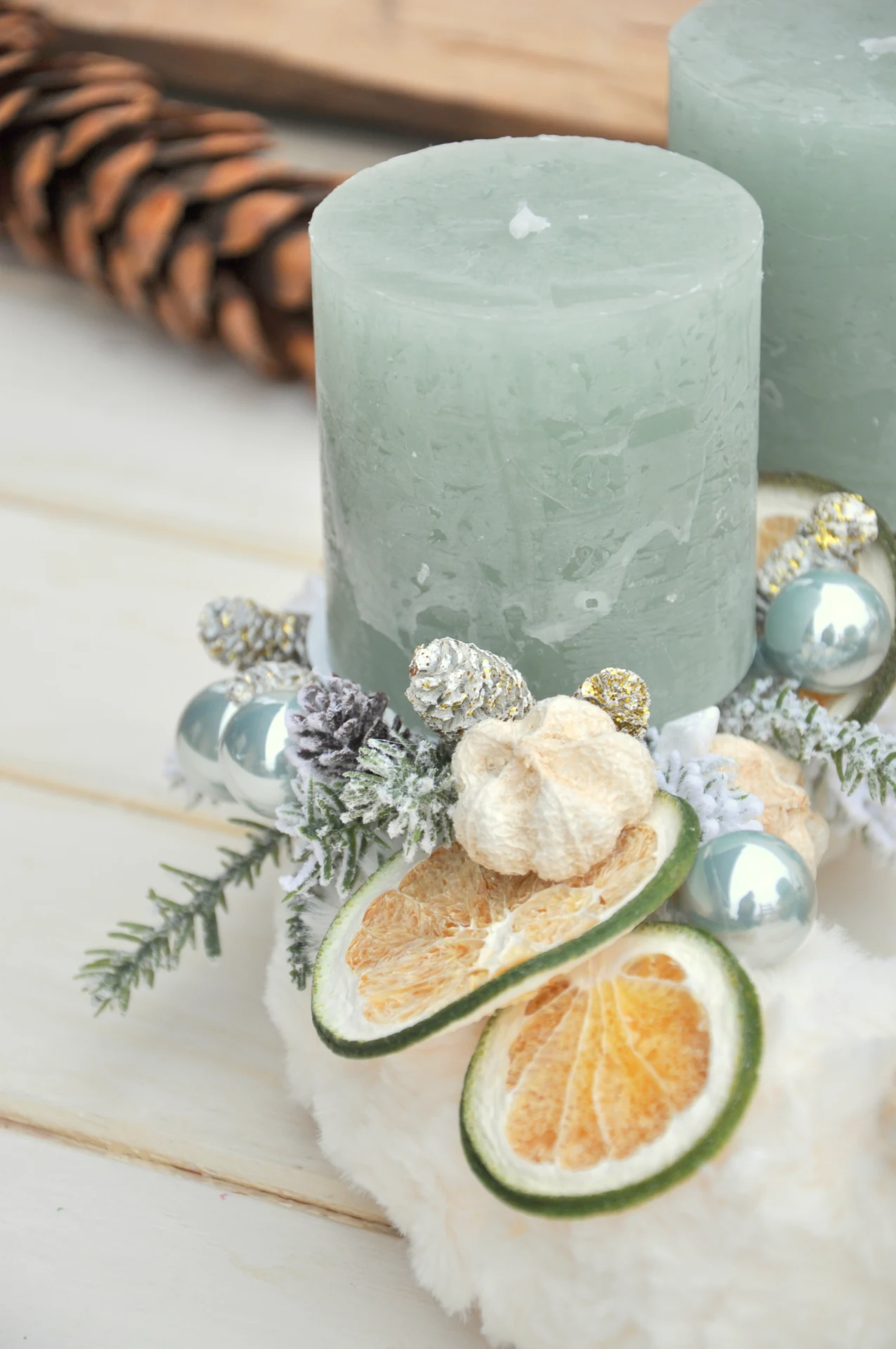 adventný veniec s limetkami 3