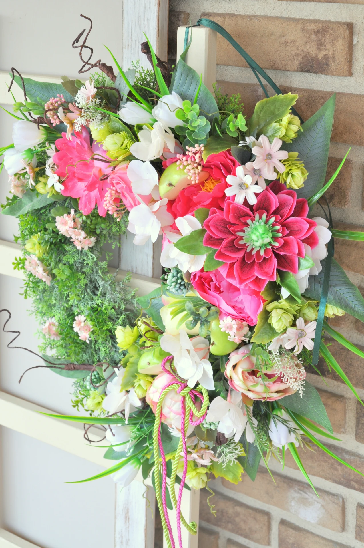 kvetinový veniec s jabĺčkami 4