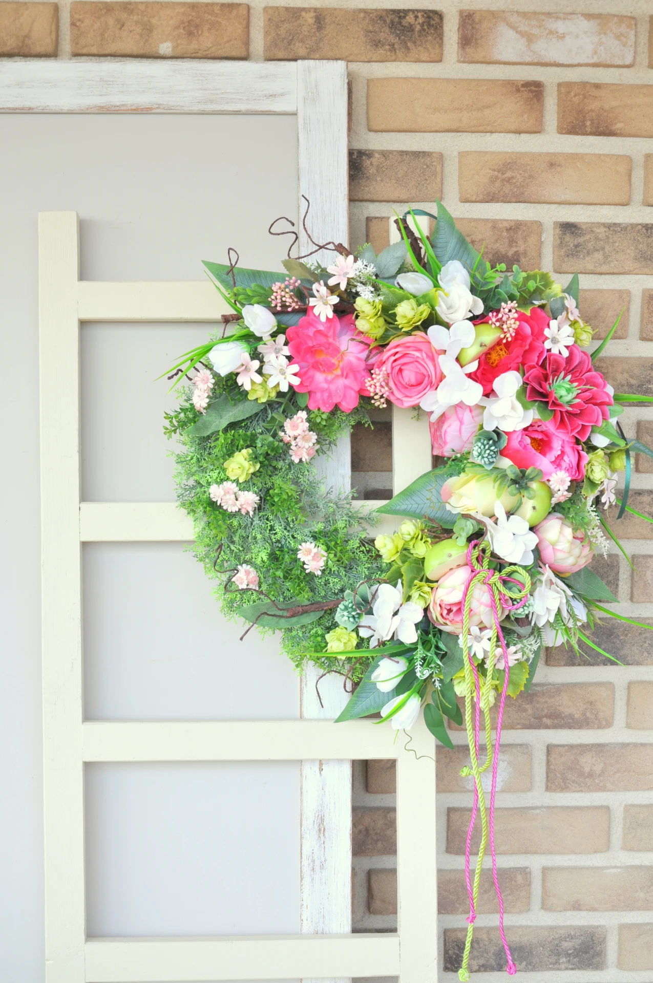 kvetinový veniec s jabĺčkami 3