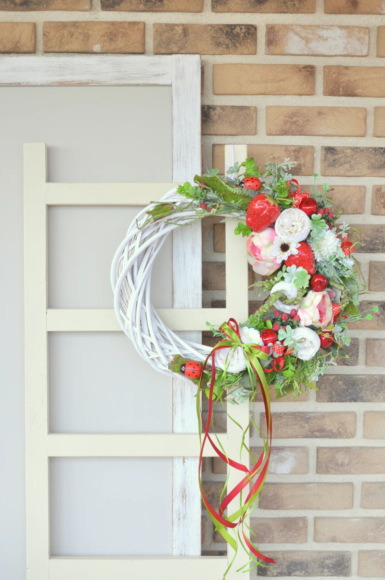 Veniec s jahodami a jabĺčkami 4