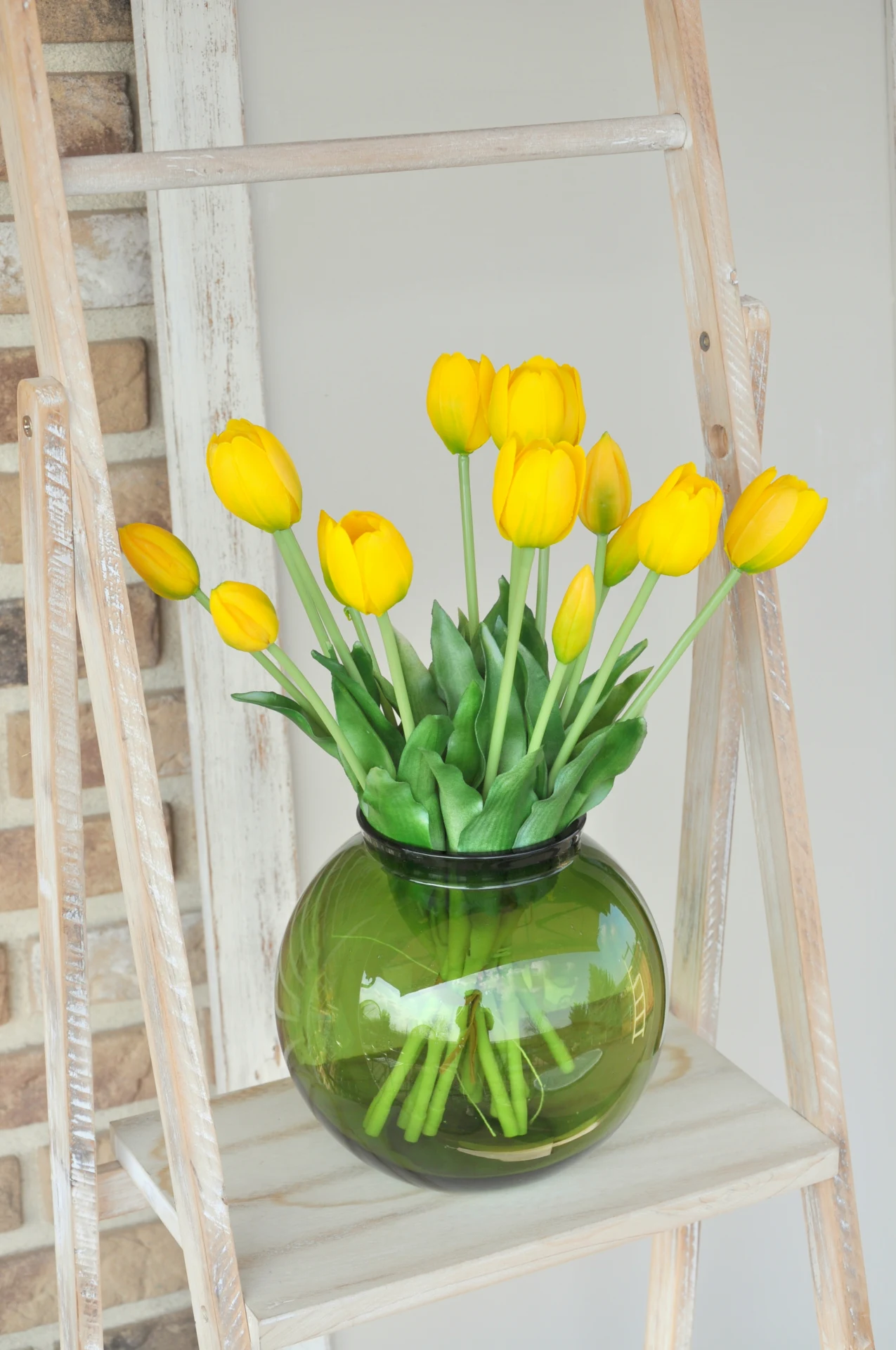 Kytica žltých tulipánov, umelá, zväzok 5kusov 3