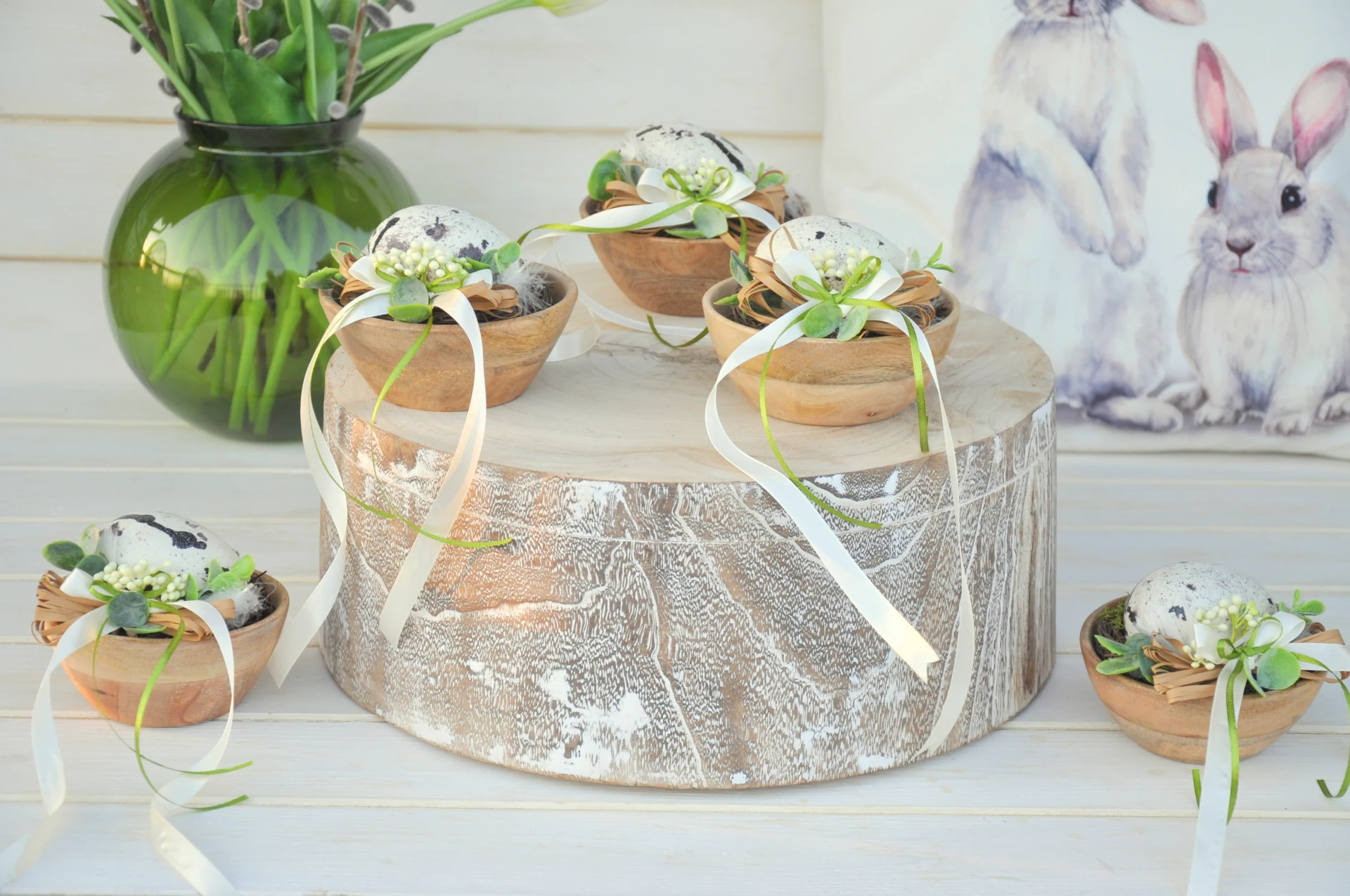 jarná dekorácia, mangová miska, vajíčko 2