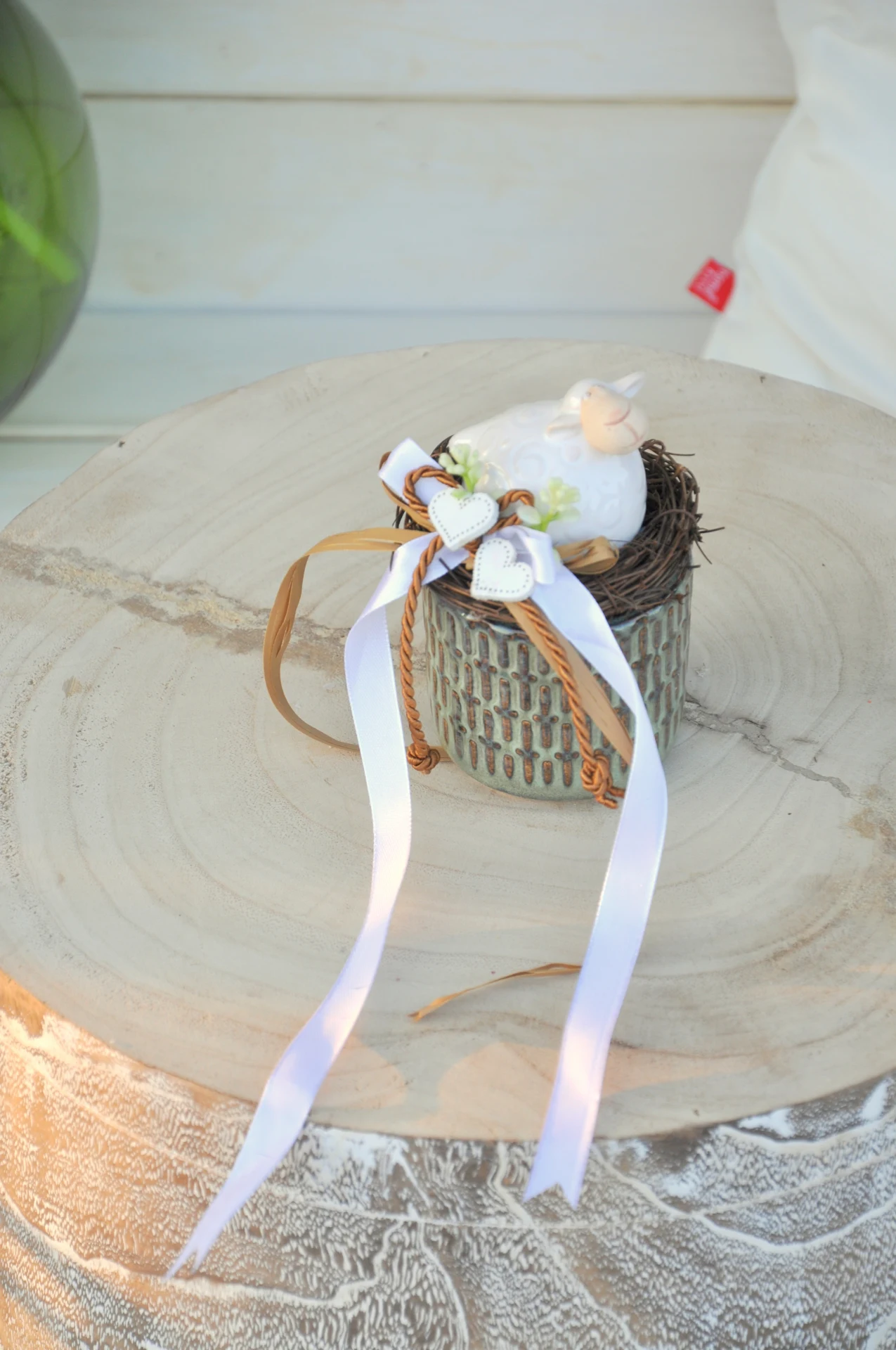 jarná dekorácia s ovečkou 3