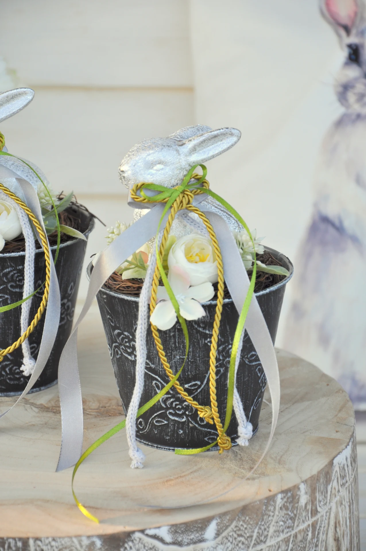 jarné vedierko so zajkom 2