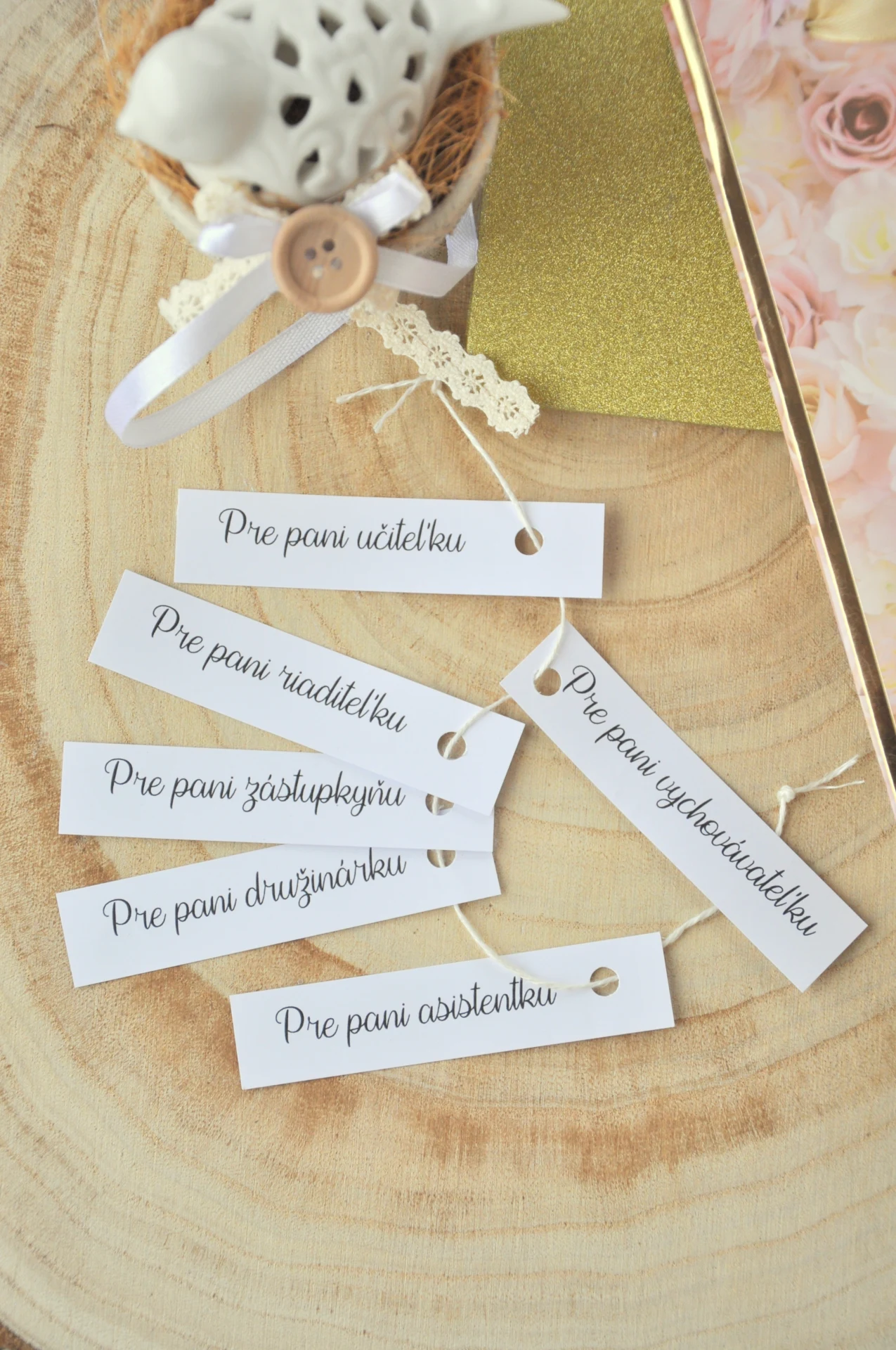 Minidekorácia s vtáčikom 3