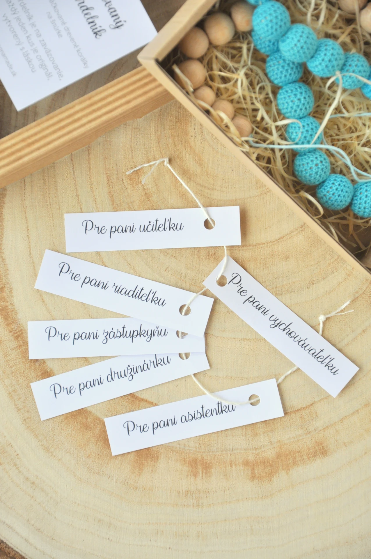 háčkovaný náhrdelník, tyrkysový 3