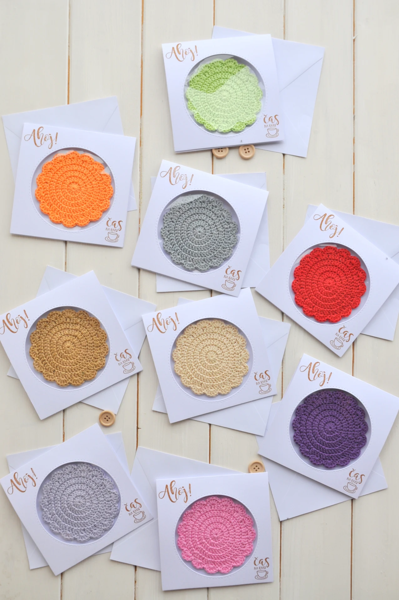 Šedá podšálka, otvárací pozdrav s obálkou 3