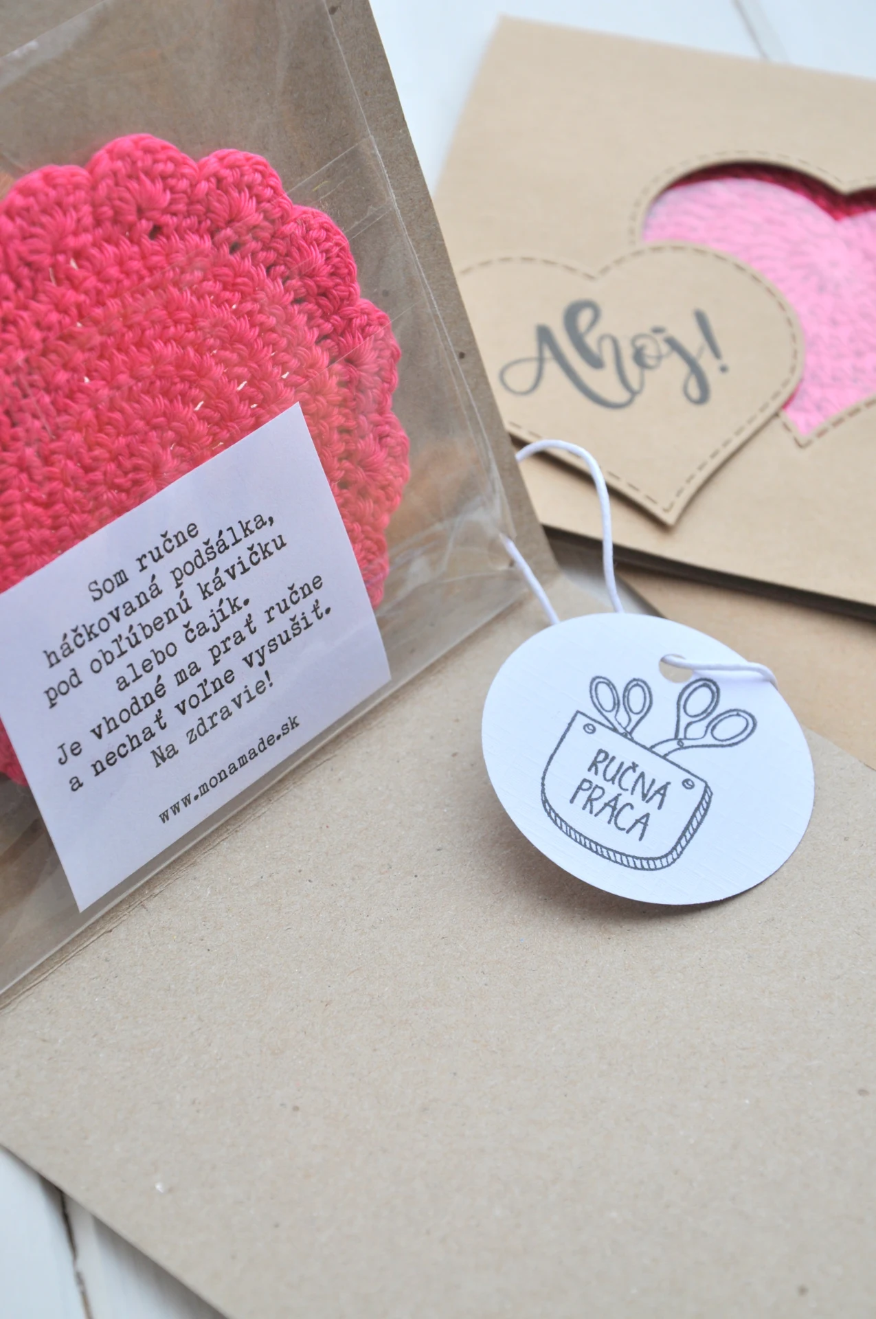 Zelená podšálka, otvárací pozdrav s obálkou 4